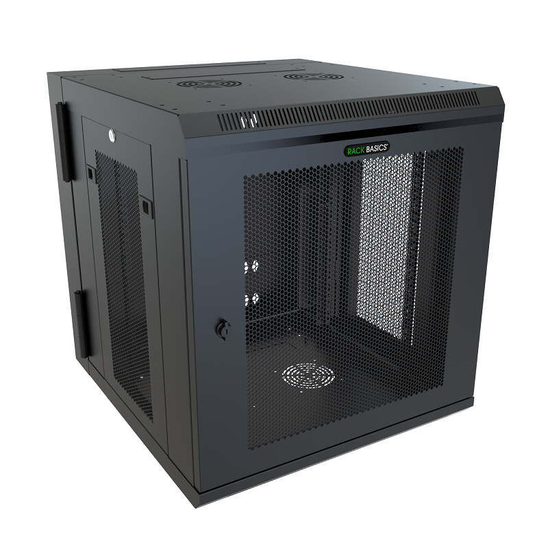 Rack Basics RB-SWDV Series Swing-Out Wall Mount Cabinet