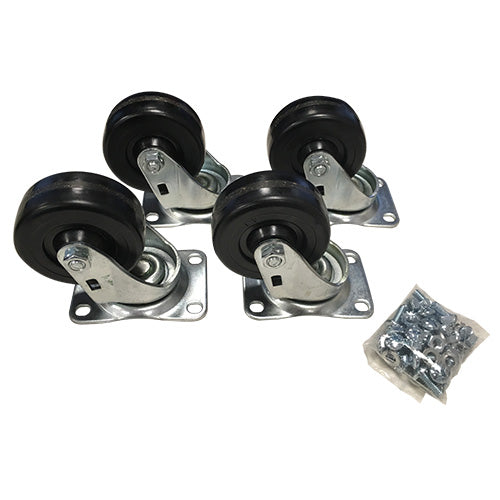 Hammond 1425B Series Caster Set, Heavy Duty