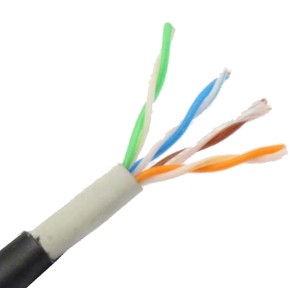 Cat5e, Outdoor, WaterBlock, 1000ft, Reel, BLACK