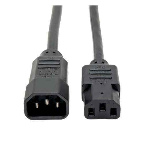 Tripp Lite Power Cord PDU  C13 to C14 - 13A/250V 16AWG 2ft Black