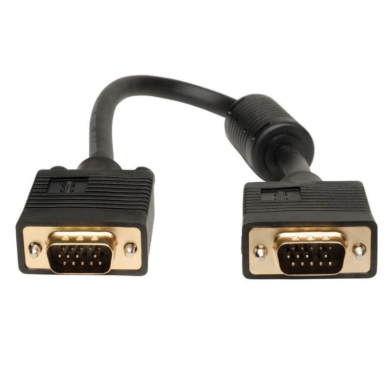 Tripp Lite VGA High-Resolution RGB Coaxial Cable (HD15 M/F)  1ft