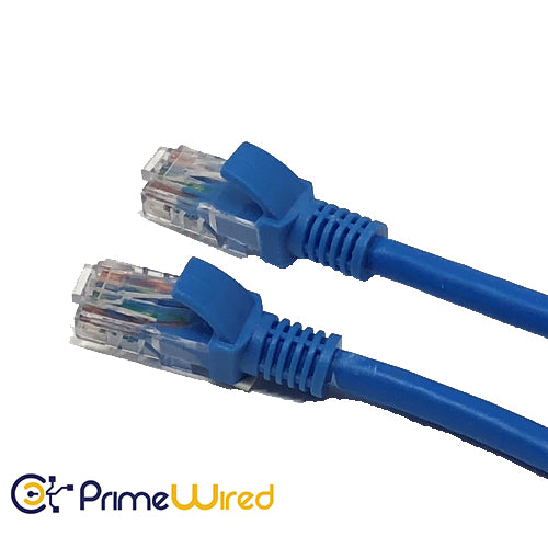 Primewired, Patch cord Cat.5e UTP, Snag-Proof Boot, 26AWG, Blue    7 ft.