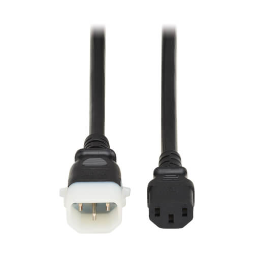 Tripp Lite PDU Power Cord C13 to P-Lock C14 -15A, 250V, 14AWG 6ft Black