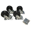 Rack and Cabinet Caster Set