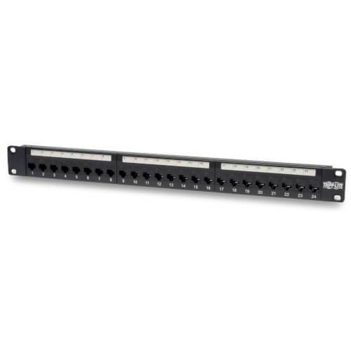 Tripp Lite Patch Panel Cat6 24-Port 1U Feedthrough