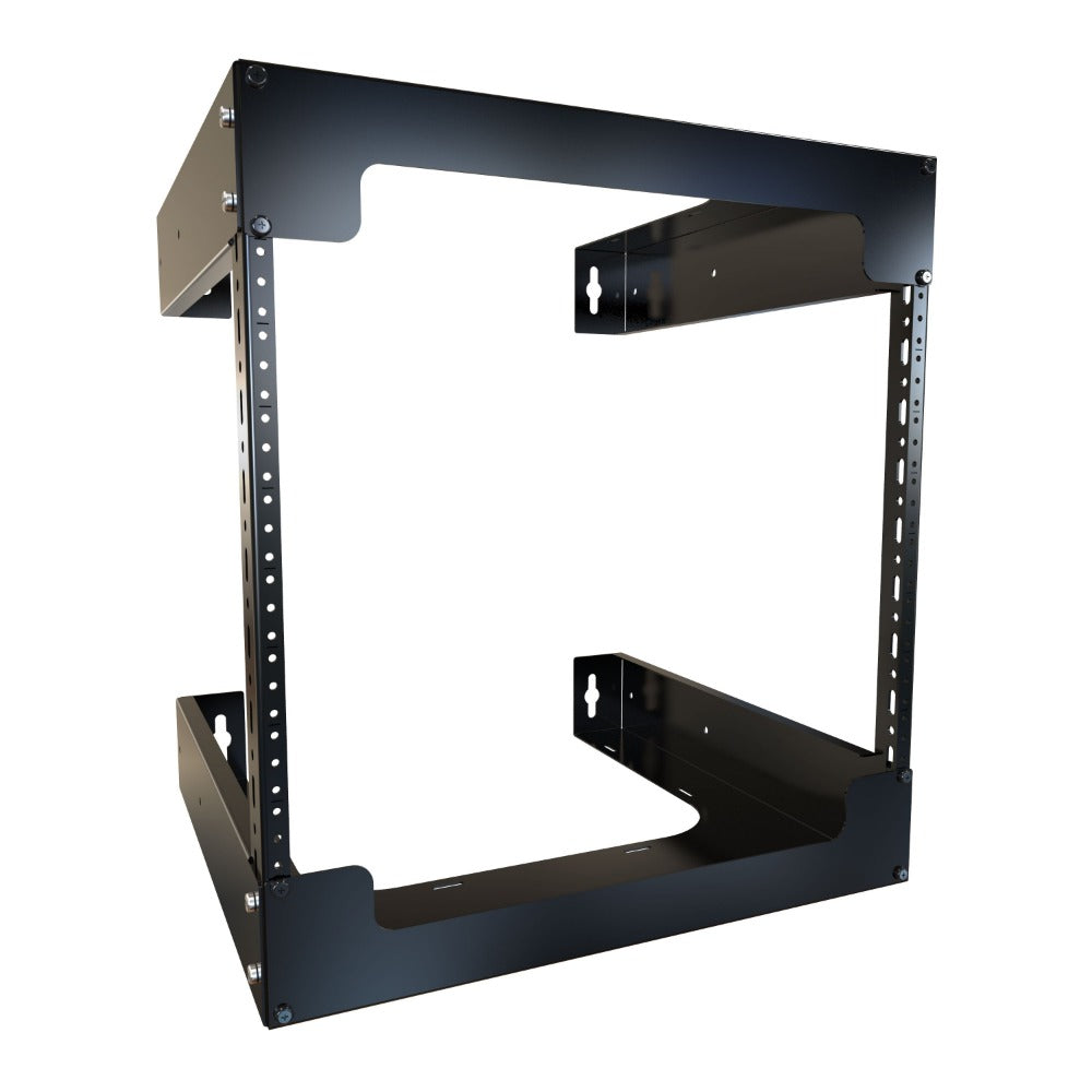 Rack Basics RB-2PW Series, Fixed Wall Mount Equipment Rack,  8U