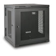 TrippLite Rack Wall-Mount 12U Small Rack Enclosure, Hinged Back, Low-Profile