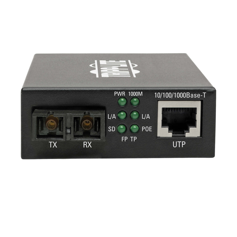 Tripp Lite Media Converter MultiMode Gigabit SC, 1310nm, 2km POE+