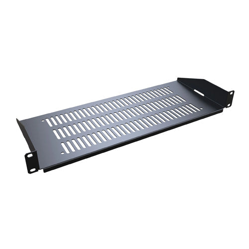 Hammond RAS Series Vented Rack Shelf 2U 20"depth - Lip Up (Back Only)