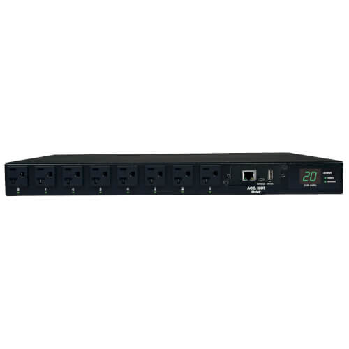 Tripp Lite PDU ATS (1P)  1.9kW 120V 16A (2)5-20P /(16) L5-20R 1U